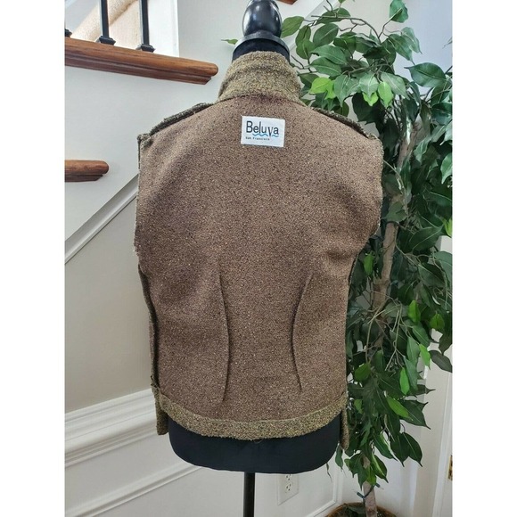 Vintage Beluva Brown LongSleeve Three Buttons Single Breasted Notch Lapel Blazer - Picture 8 of 12